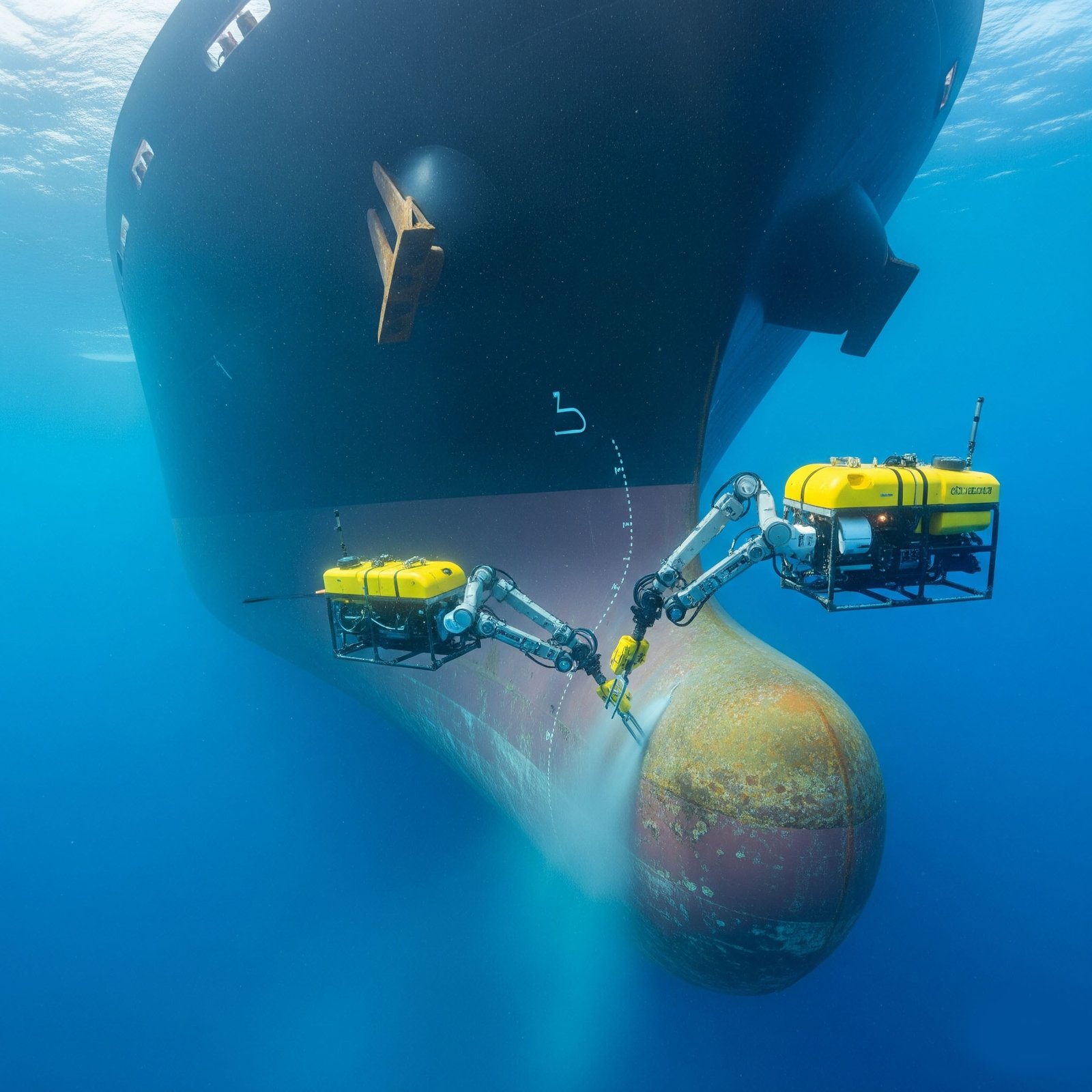 Underwater Hull Cleaning in Argentina - Marine Super Cargo