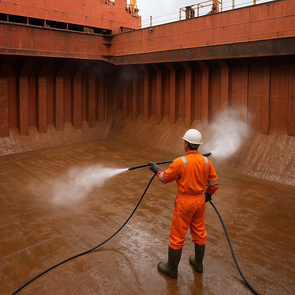 bulk carrier hold cleaning Fujairah