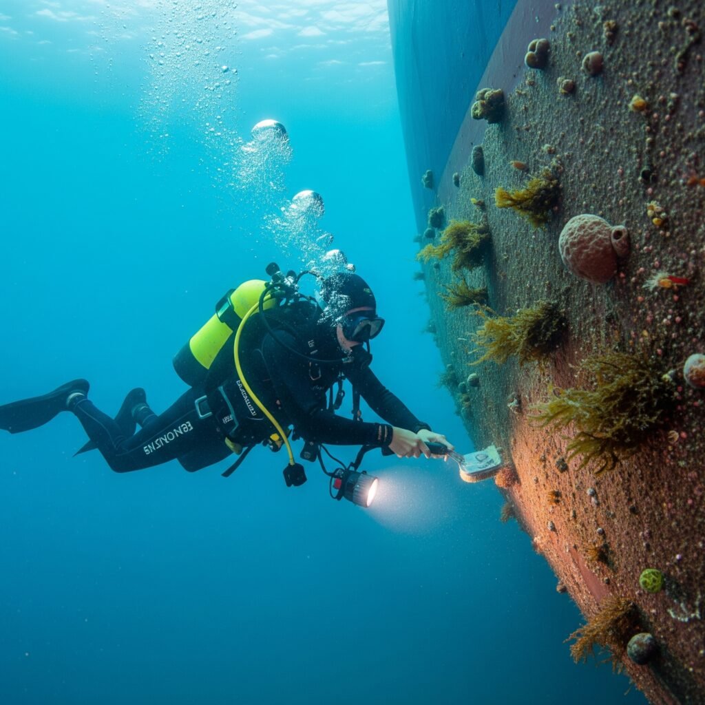 Underwater Ship Hull Cleaning in India