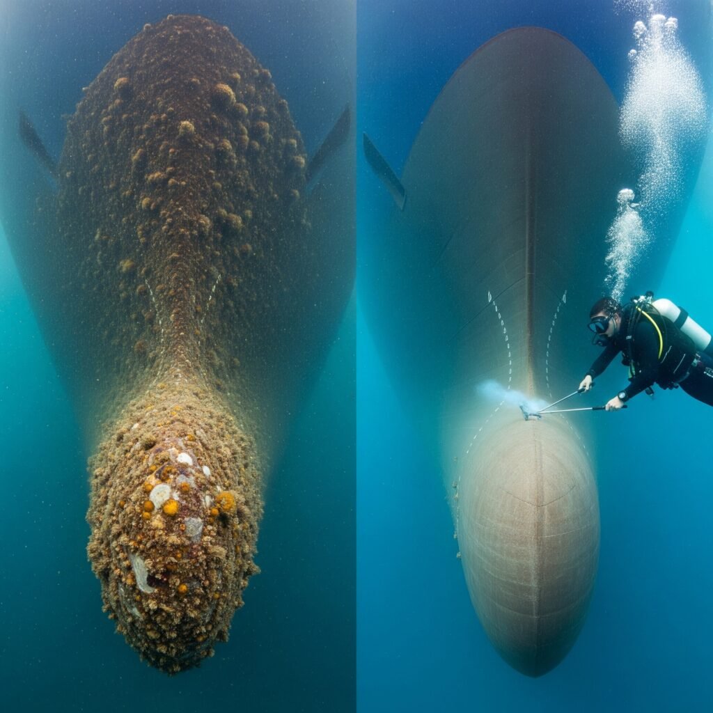 Underwater Ship Hull Cleaning in India
