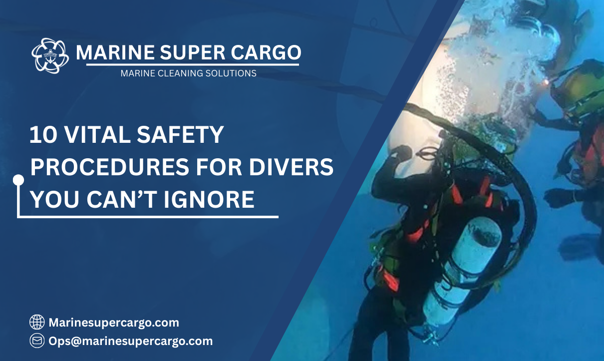 Diver vital safety procedures