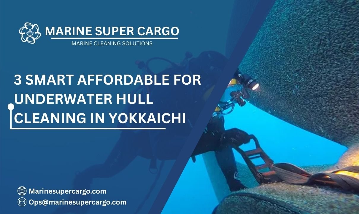 Underwater hull cleaning in Yokkaichi