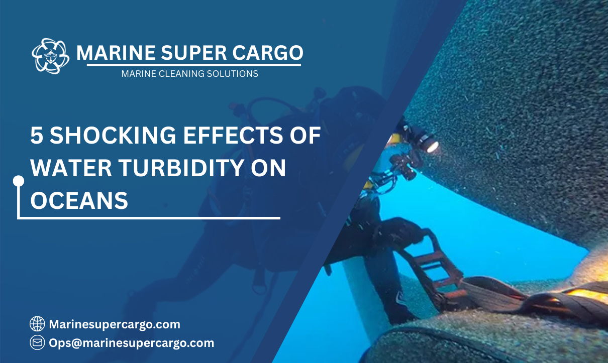Water turbidity impact on oceans