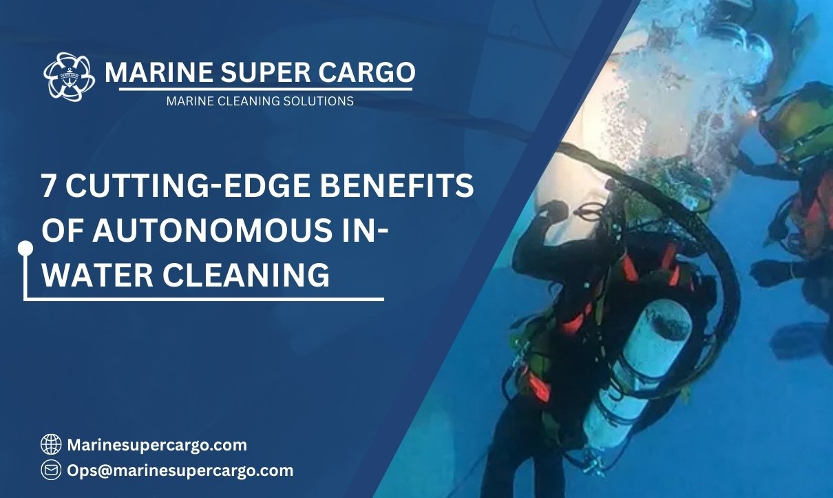Autonomous in-water hull cleaning