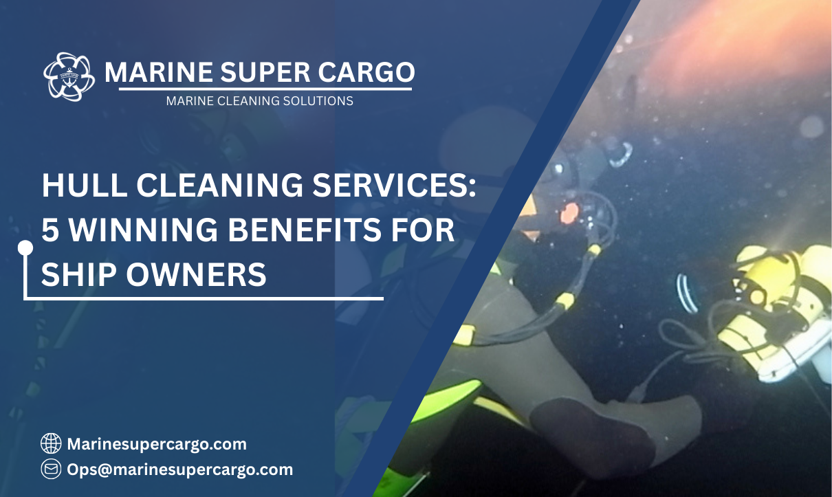 Hull cleaning services for ships