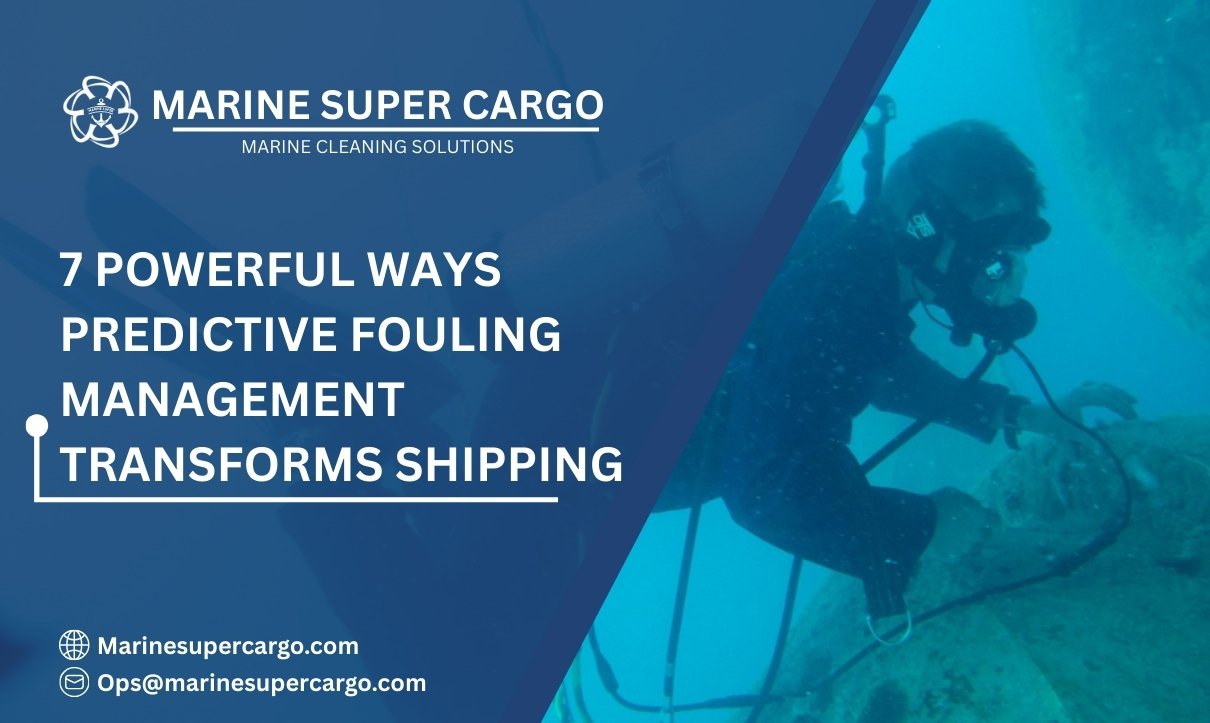 Predictive fouling management in shipping
