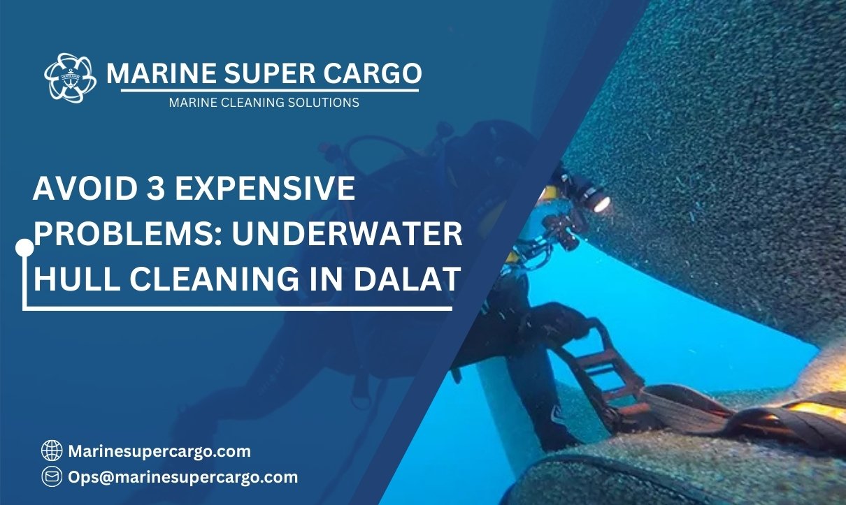 Underwater hull cleaning in Dalat