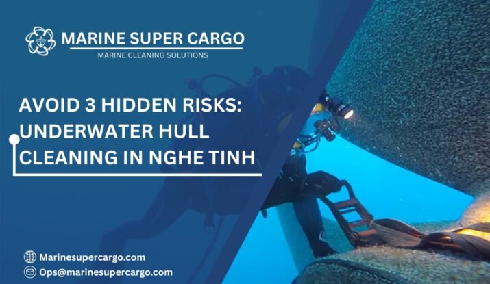 Underwater hull cleaning in Nghe Tinh