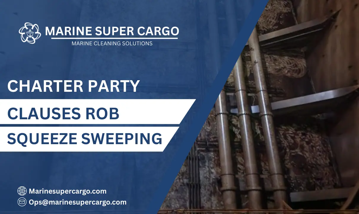 Charter party clauses ROB Squeeze sweeping