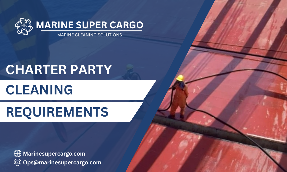 Charter party cleaning requirements