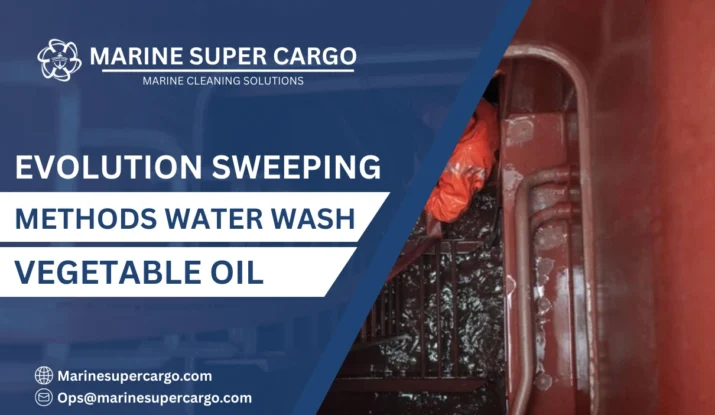 Evolution sweeping methods water wash vegetable oil