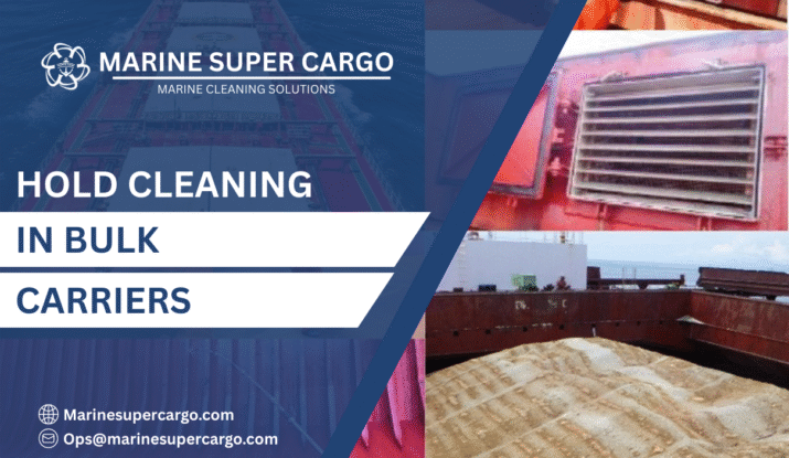 Hold cleaning in bulk carriers