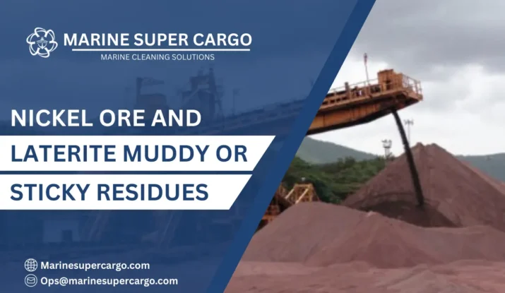 Nickel ore and laterite muddy or sticky residues