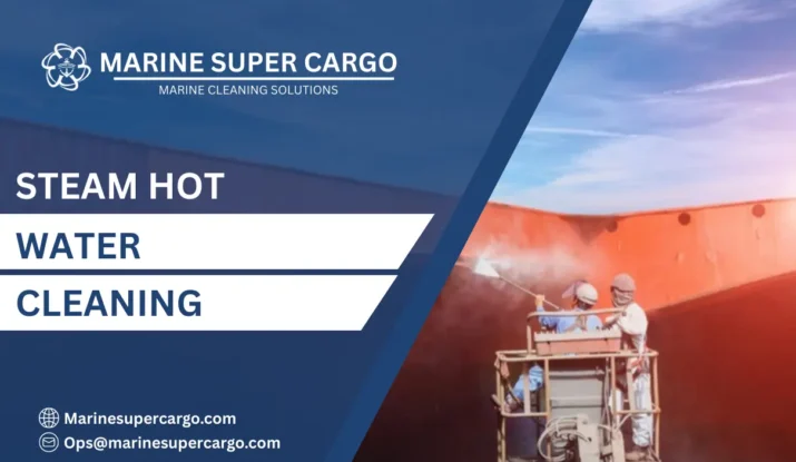 Steam hot water cleaning