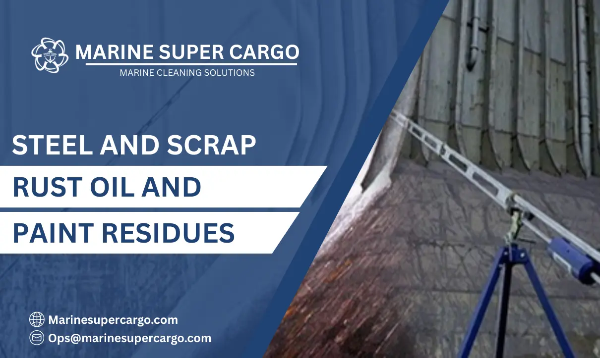 Steel and Scrap Rust Oil and Paint Residues