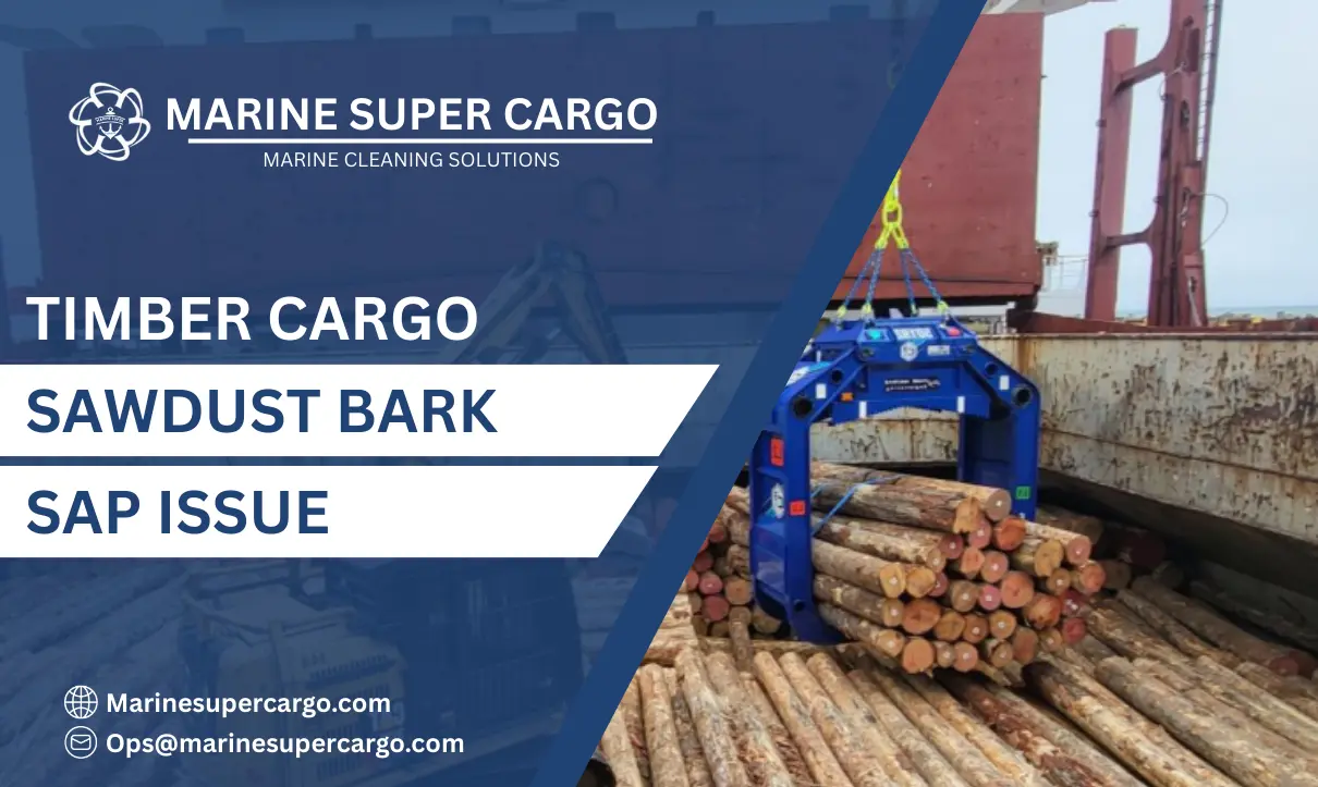 Timber Cargo Sawdust Bark Sap Issues