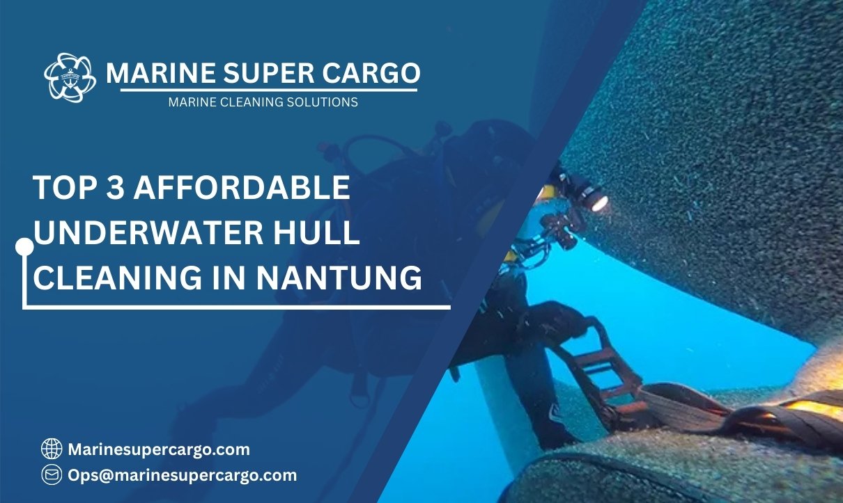 Underwater hull cleaning in Nantung