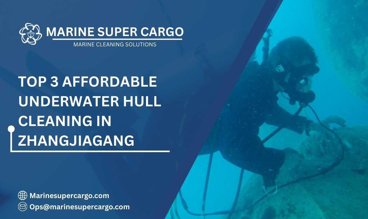 Underwater hull cleaning in Zhangjiagang