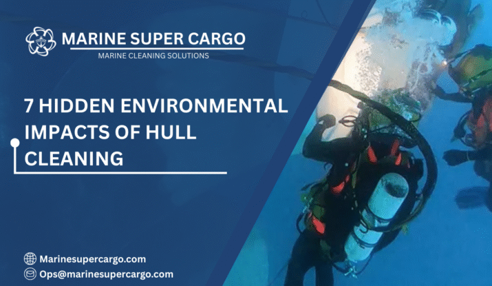 Marine pollution from hull cleaning