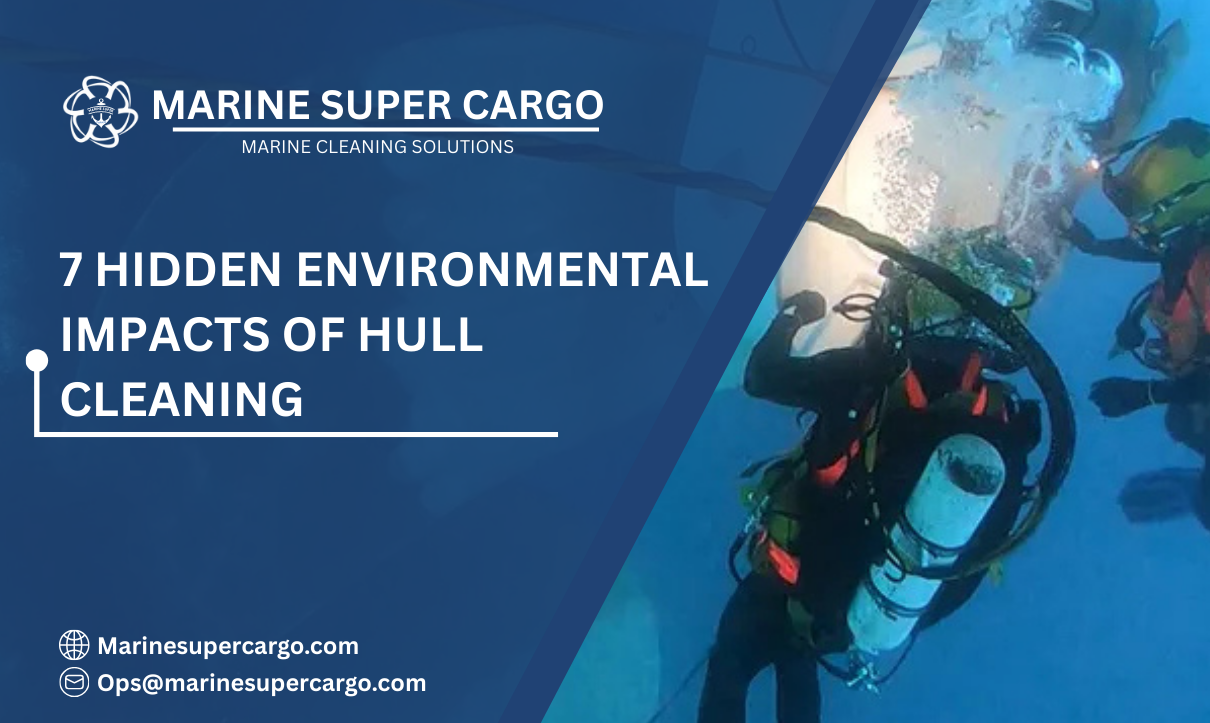 Marine pollution from hull cleaning