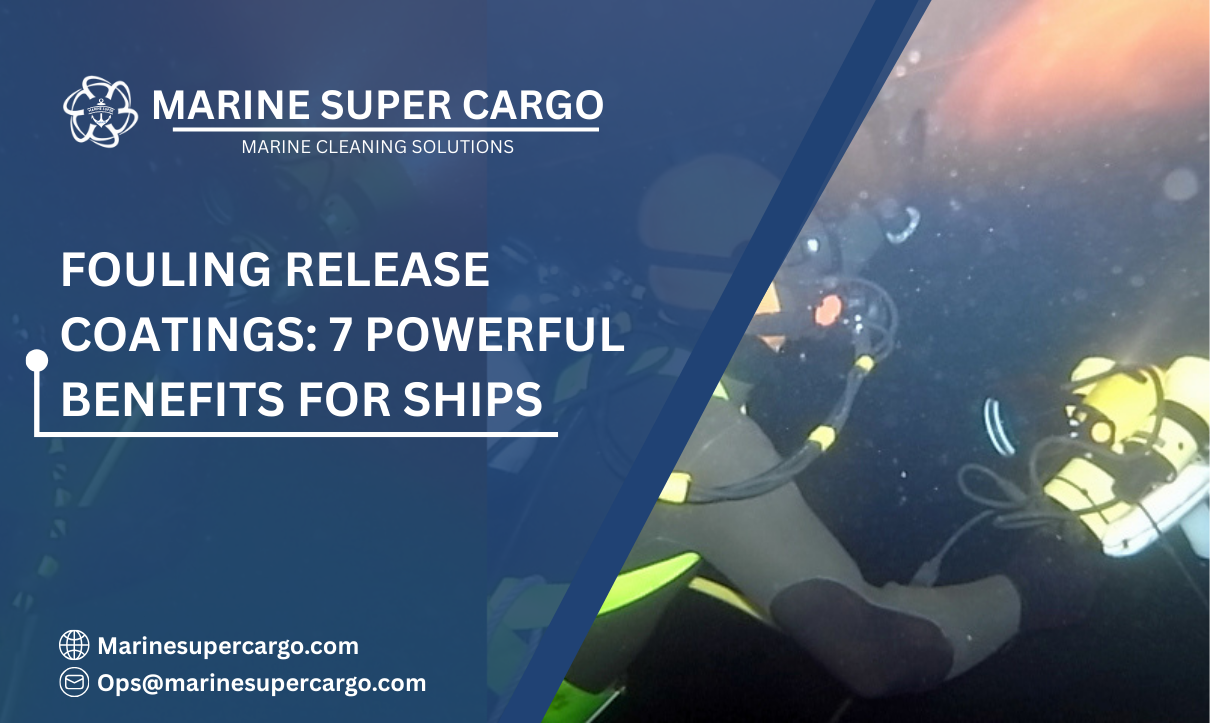 Fouling release coatings improve hull efficiency and reduce biofouling
