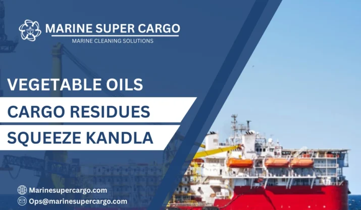 vegetable oils cargo residues Squeeze Kandla