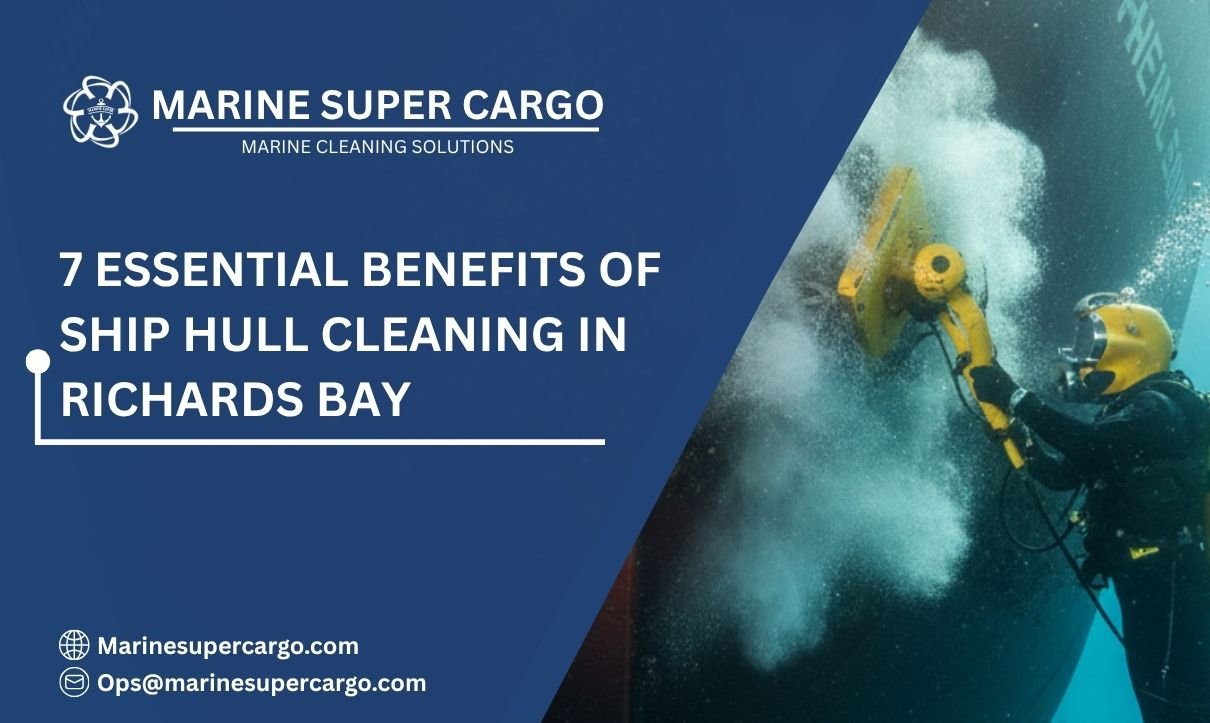Ship hull cleaning in Richards Bay