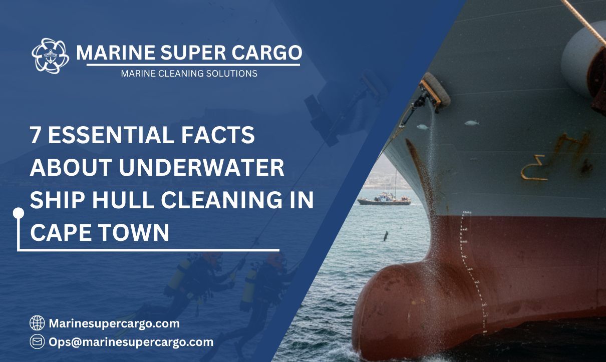 Underwater ship hull cleaning in Cape Town