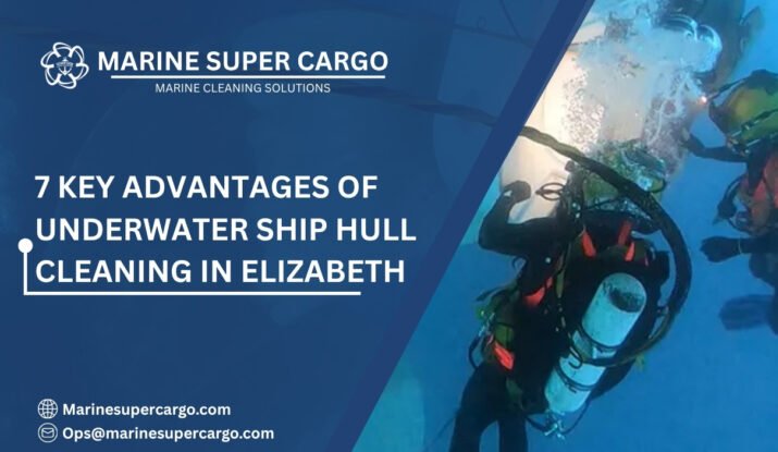 Underwater ship hull cleaning in Elizabeth