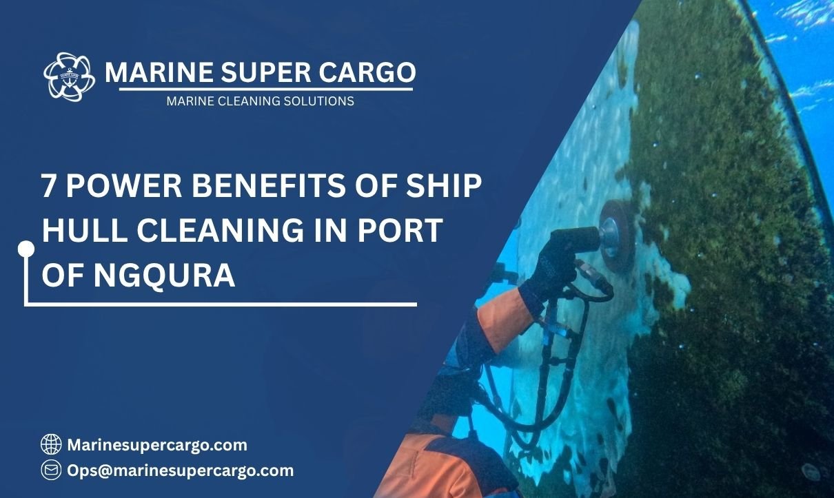 Ship hull cleaning in Port of Ngqura