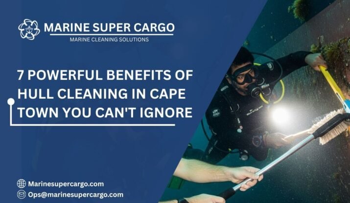 Underwater hull cleaning in Cape Town port