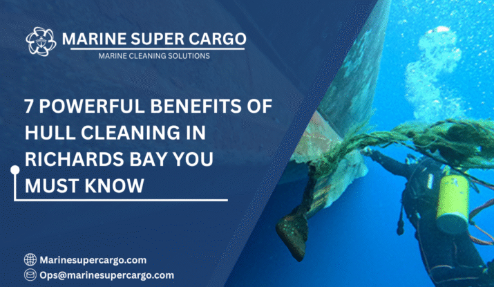 Hull cleaning in Richards Bay port
