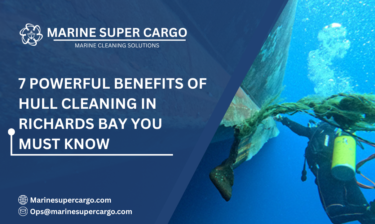 Hull cleaning in Richards Bay port