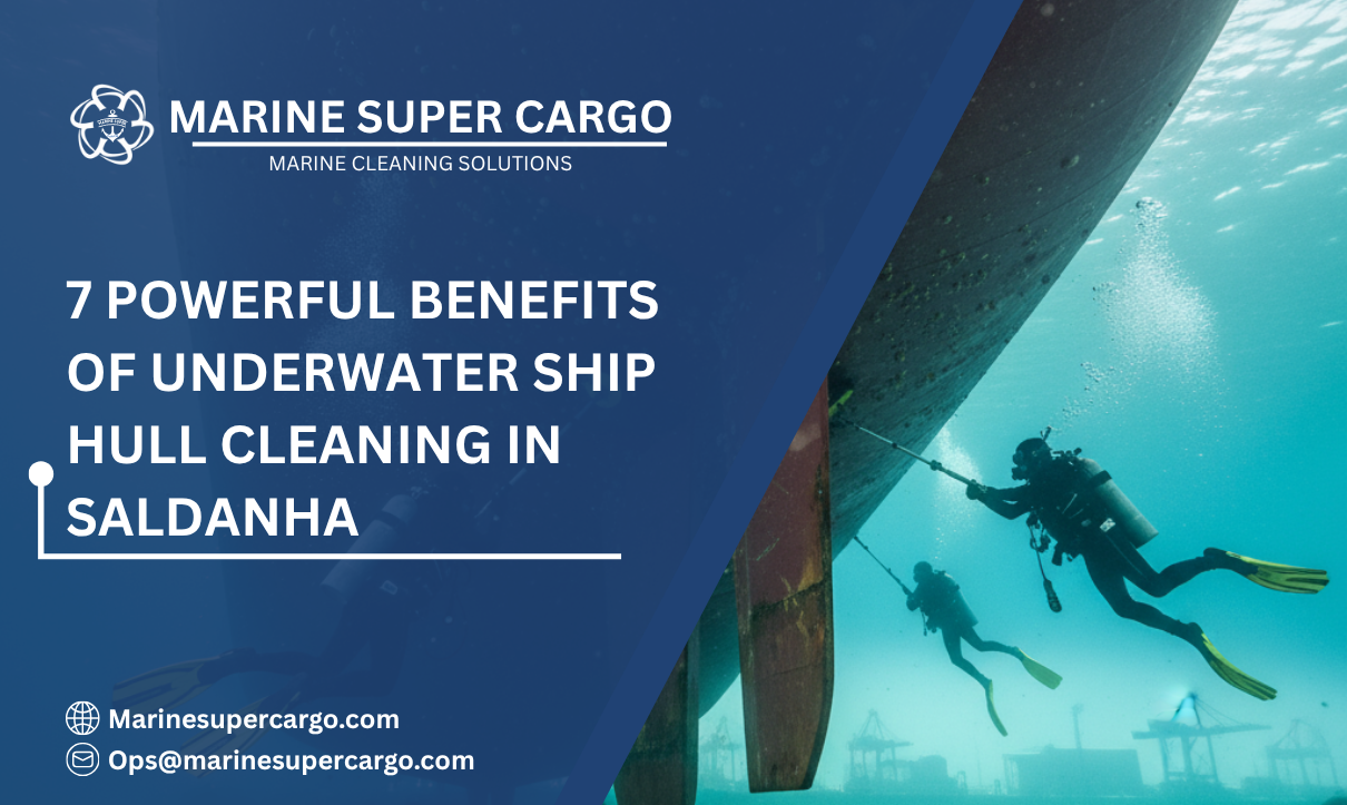 Underwater ship hull cleaning services in Saldanha
