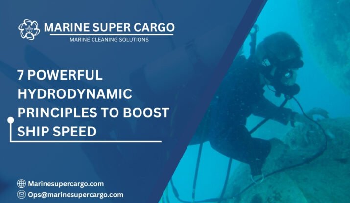 Hydrodynamic principles to boost ship speed