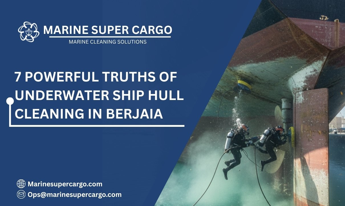 Underwater ship hull cleaning in Berjaia