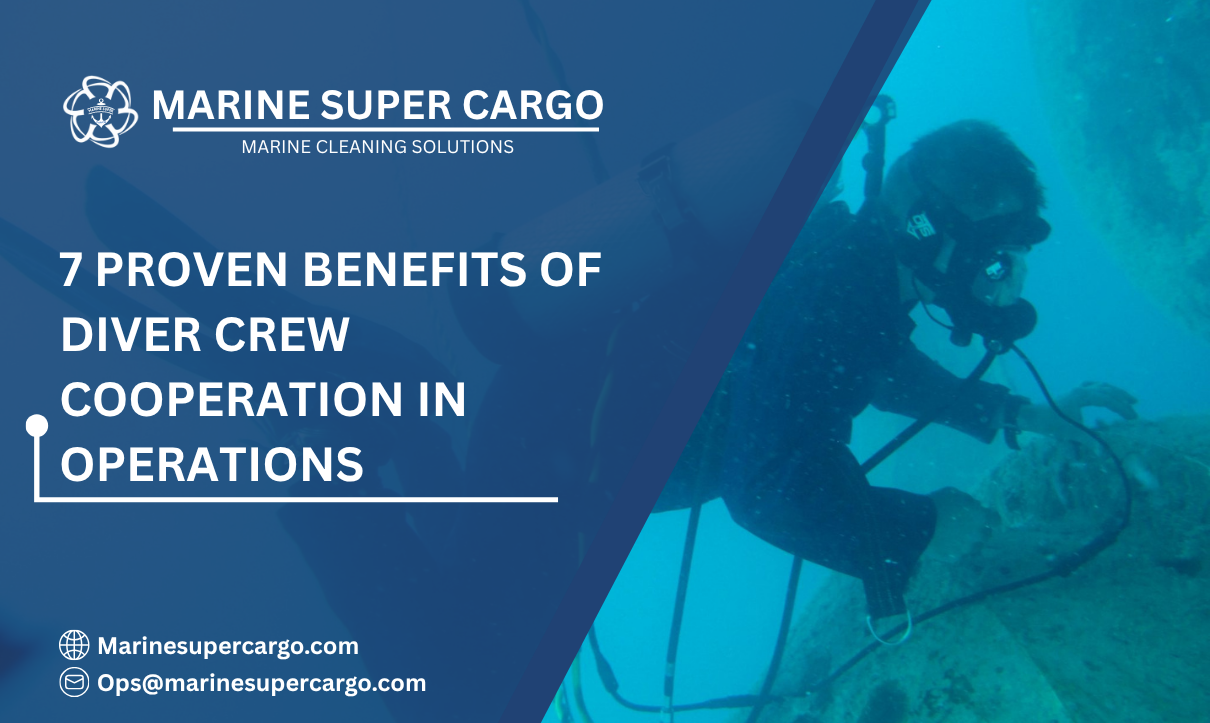 Benefits of diver crew cooperation in operations