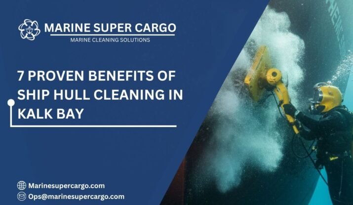 Ship hull cleaning in Kalk Bay