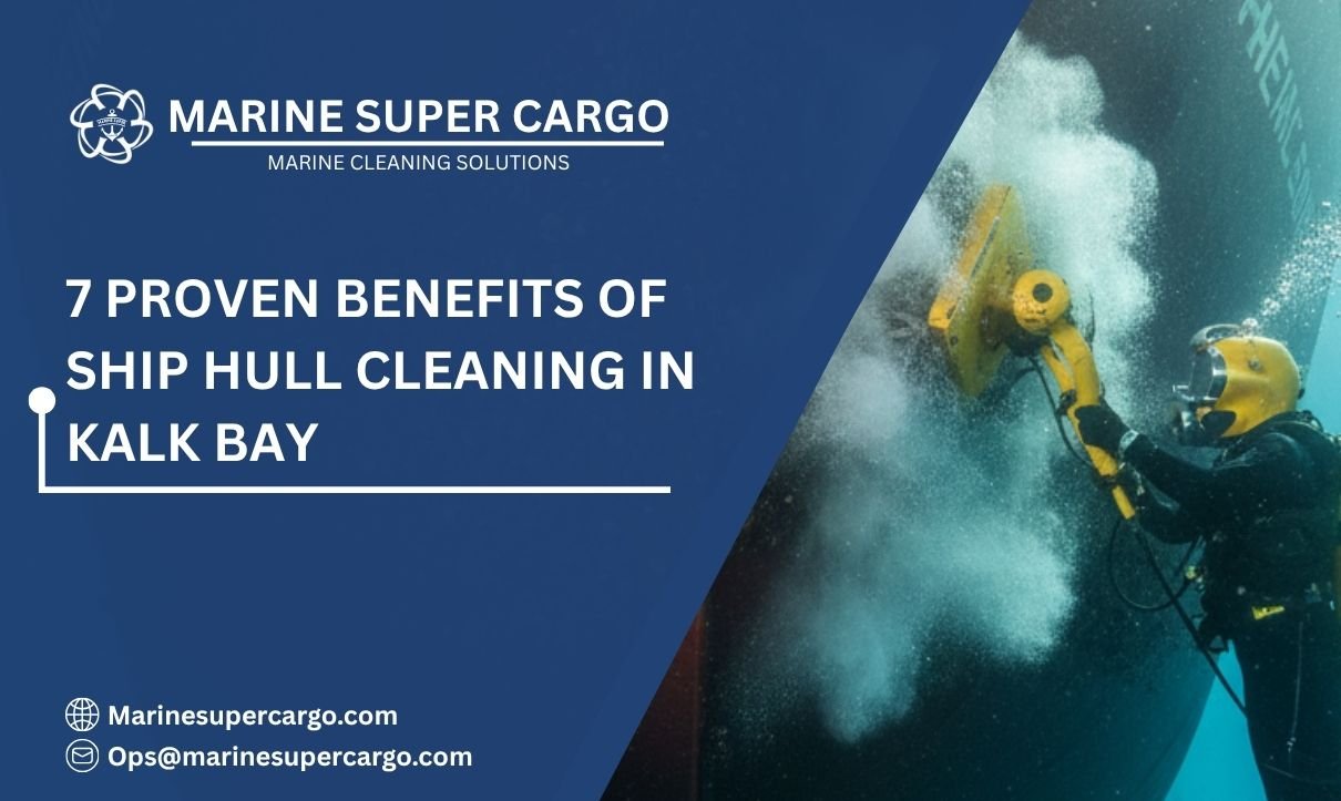 Ship hull cleaning in Kalk Bay