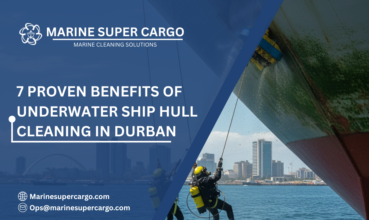 Underwater ship hull cleaning in Durban