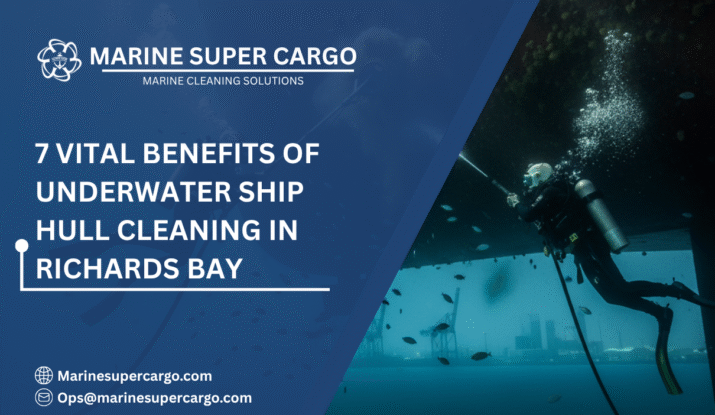 Underwater ship hull cleaning services in Richards Bay