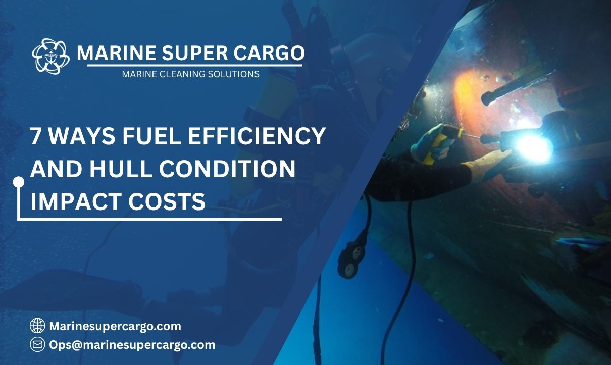 Fuel efficiency and hull condition impact costs