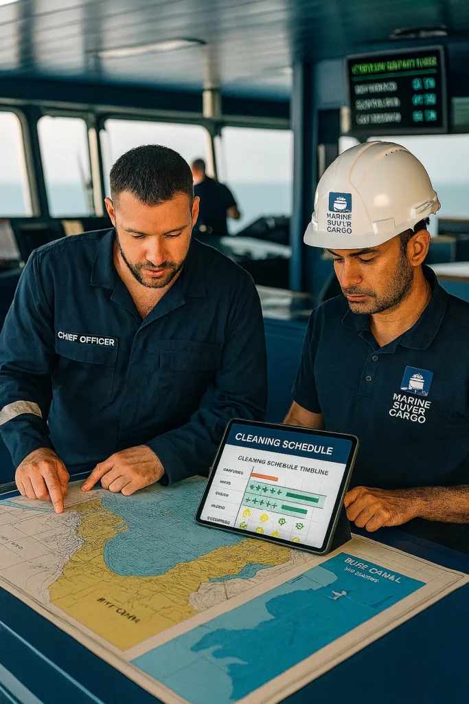 Suez Transit Tank Scheduling