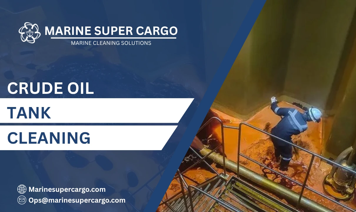 Crude oil tank cleaning