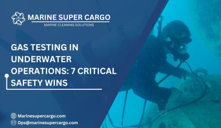 Gas testing for underwater operations safety