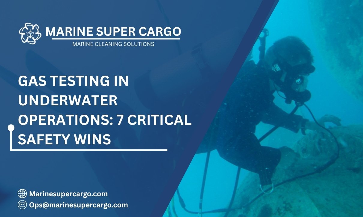 Gas testing for underwater operations safety