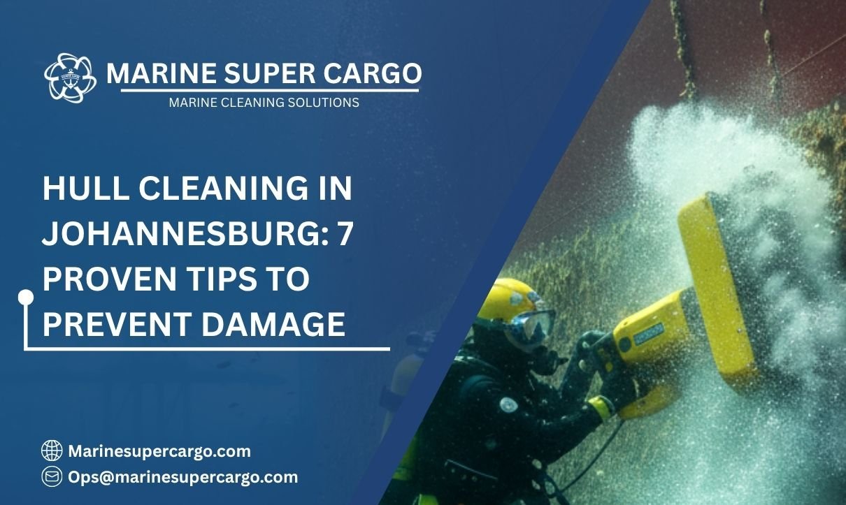 Underwater hull cleaning in Johannesburg port