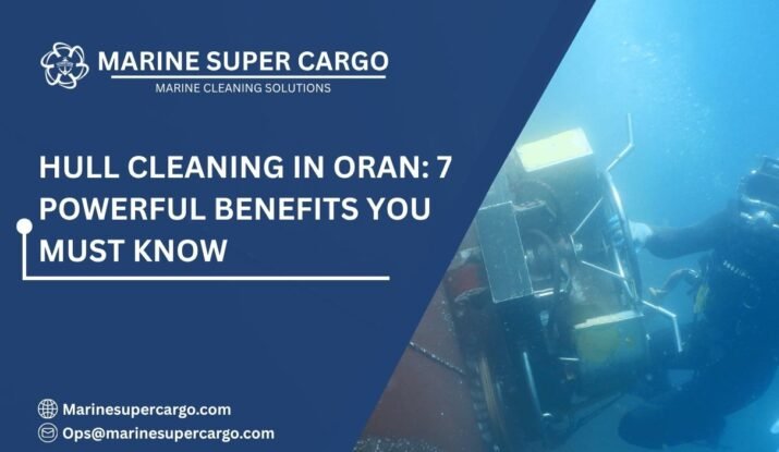 Hull cleaning in Oran port