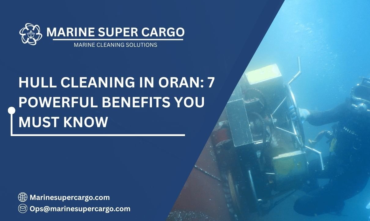 Hull cleaning in Oran port
