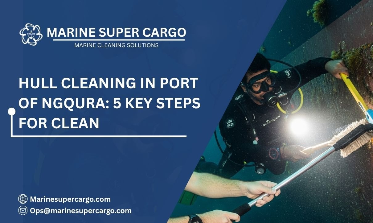 Underwater hull cleaning in Port of Ngqura